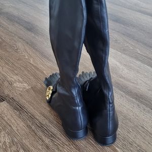 Gucci black leather boots